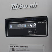 Turbo Air JBT-36-N 27 1/2" J Series Cold Food Bar - (6) Pan Capacity, Floor Model, Stainless Steel