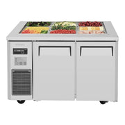 Turbo Air JBT-48-N 40 1/8" J Series Cold Food Bar - (9) Pan Capacity, Floor Model, Stainless Steel