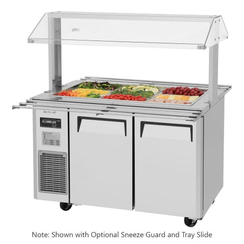 Turbo Air JBT-48-N 40 1/8" J Series Cold Food Bar - (9) Pan Capacity, Floor Model, Stainless Steel