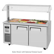 Turbo Air JBT-60-N 53 1/8" J Series Cold Food Bar - (12) Pan Capacity, Floor Model, Stainless Steel