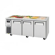 Turbo Air JBT-72-N 66 1/8" J Series Cold Food Bar - (15) Pan Capacity, Floor Model, Stainless Steel