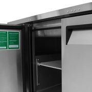 Turbo Air JBT-72-N 66 1/8" J Series Cold Food Bar - (15) Pan Capacity, Floor Model, Stainless Steel