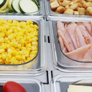 Turbo Air JBT-72-N 66 1/8" J Series Cold Food Bar - (15) Pan Capacity, Floor Model, Stainless Steel