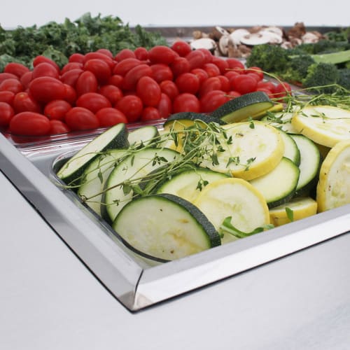 Turbo Air JBT-72-N 66 1/8" J Series Cold Food Bar - (15) Pan Capacity, Floor Model, Stainless Steel