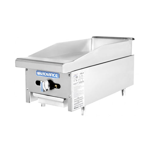 Turbo Air TAMG-12 12" Gas Griddle w/ Manual Controls - 3/4" Steel Plate, Convertible