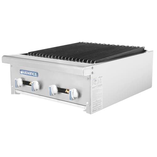 Turbo Air TARB-24 24" Countertop Charbroiler w/ Manual Controls, Convertible