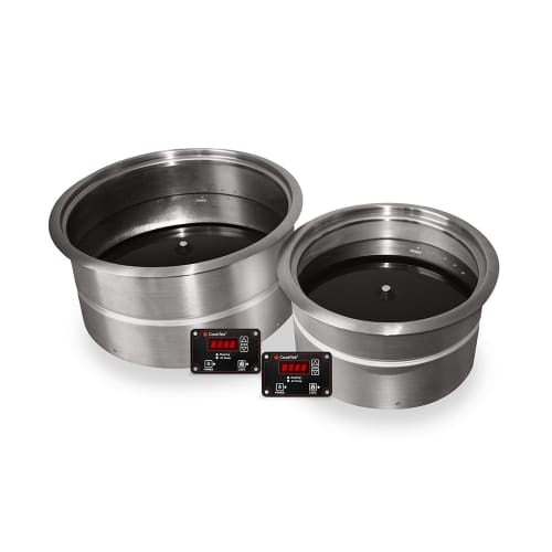 CookTek 663801 14 3/4" Round Drop In Induction Hot Food Well, 100-120v