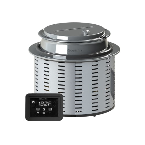 CookTek 678101 11 qt Drop In Induction Soup Kettle w/ Adjustable Thermostat, 100-120v