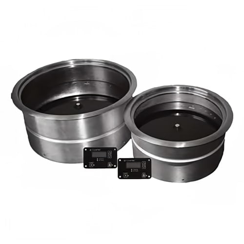CookTek 663601 11 1/4" Round Drop In Induction Hot Food Well, 100-120v