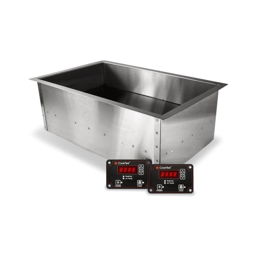 CookTek IHW061-24 4-in Deep Rectangular Drop In Hot Food Well, 120 V