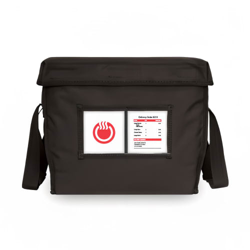 CookTek 301857 ThermaCube™ Food Delivery Bag - 13 1/2" x 14 1/2" x 13 3/10 5", Nylon, Black