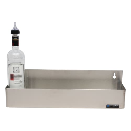 San Jamar B5522 Gourmet Speed Rack, Holds 5 Quart/Liter Bottles, Single, SS