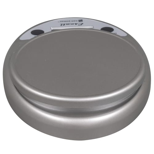 San Jamar SCDG11M Escali 11 lb Round Digital Scale - 8 1/2" x 6", Metallic