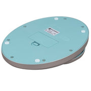San Jamar SCDG11M Escali 11 lb Round Digital Scale - 8 1/2" x 6", Metallic