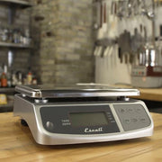San Jamar SCDGM33 Escali 33 lb Digital Scale w/ Removable Platform - 10 1/4" x 11 3/4", Stainless Steel