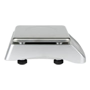 San Jamar SCDGM66 Escali 66 lb Square Digital Scale w/ Removable Platform - 10 1/4" x 12", Stainless Steel