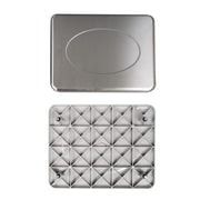 San Jamar SCDGM66 Escali 66 lb Square Digital Scale w/ Removable Platform - 10 1/4" x 12", Stainless Steel