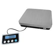 San Jamar SCDGPC13 Escali 13 lb Large Digital Portion Control Scale w/ Removable Platform - 12" x 12", Stainless Steel
