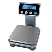 San Jamar SCDGPCM13 Escali 13 lb Digital Portion Control Scale w/ Removable Platform - 9 1/2" x 6 1/4", Stainless