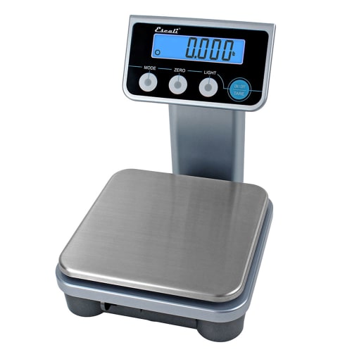 San Jamar SCDGPCM13 Escali 13 lb Digital Portion Control Scale w/ Removable Platform - 9 1/2" x 6 1/4", Stainless