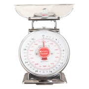 San Jamar SCDLB2 Escali 2 lb Dial Scale w/ Removable Platform - 6" x 6", Stainless