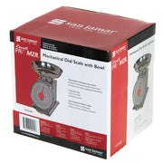 San Jamar SCDLB2 Escali 2 lb Dial Scale w/ Removable Platform - 6" x 6", Stainless