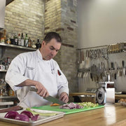 San Jamar SCMDL2 Escali 2 lb Mechanical Dial Scale - 4 5/8" x 6", Stainless Steel