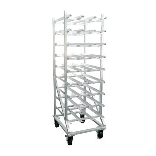 New Age 78"H Mobile Can Rack w/ (162) #10 or (216) #5 Capacity (1250CK)
