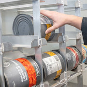 New Age 78"H Mobile Can Rack w/ (162) #10 or (216) #5 Capacity (1250CK)