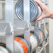 New Age 77 1/4"H Mobile Can Rack w/ (216) #10 or (297) #5 Capacity (1256CK)