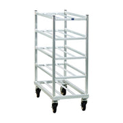 New Age 16"W 5 Platter Pan Rack w/ 7 1/4" Bottom Load Slides (1354)