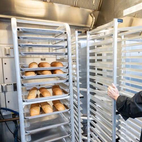 New Age 21 1/2"W 20 Bun Pan Rack w/ 3" End Load Slides (4331)