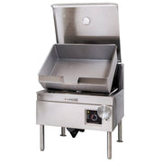 Cleveland SGL30TR 30 gal. Tilt Skillet - Open Base, Measurement Marks, Strainer, Liquid Propane
