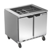Beverage-Air SPE36HC-S 27" Cold Food Bar - (6) Pan Capacity, Floor Model, Stainless Steel