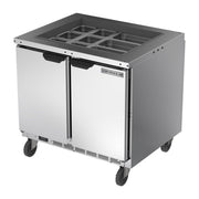 Beverage-Air SPE36HC-S 27" Cold Food Bar - (6) Pan Capacity, Floor Model, Stainless Steel