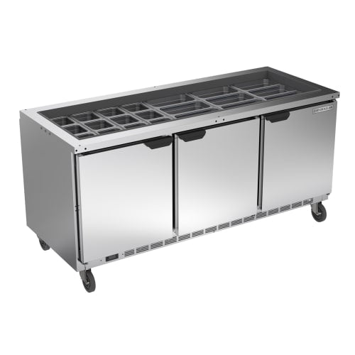 Beverage-Air SPE72HC-S 65 13/16" Cold Food Bar - (15) Pan Capacity, Floor Model, Stainless Steel