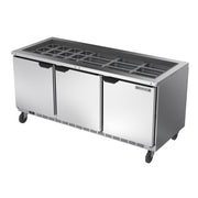 Beverage-Air SPE72HC-S 65 13/16" Cold Food Bar - (15) Pan Capacity, Floor Model, Stainless Steel