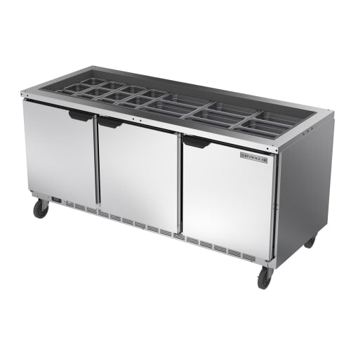 Beverage-Air SPE72HC-S 65 13/16" Cold Food Bar - (15) Pan Capacity, Floor Model, Stainless Steel