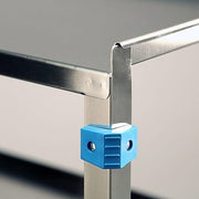 Lakeside 411 3 Level Stainless Utility Cart w/ 500 lb Capacity, Raised Ledges