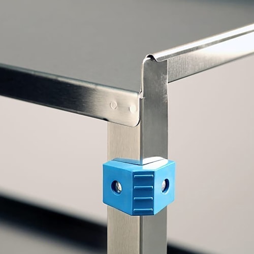 Lakeside 411 3 Level Stainless Utility Cart w/ 500 lb Capacity, Raised Ledges