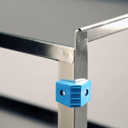 Lakeside 411 3 Level Stainless Utility Cart w/ 500 lb Capacity, Raised Ledges