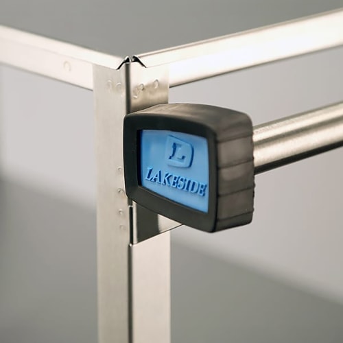 Lakeside 444 39 1/4" Queen Mary Cart w/ 3 Level, 500 lb Capacity