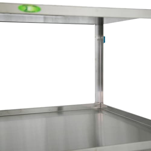 Lakeside 444 39 1/4" Queen Mary Cart w/ 3 Level, 500 lb Capacity