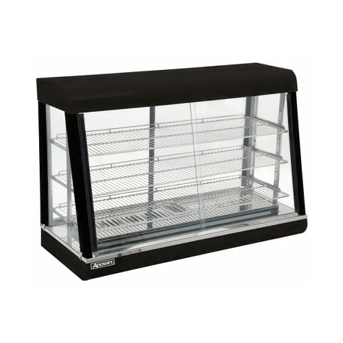 Adcraft HD-48 47 1/4" Self Service Countertop Heated Display Case  - (3) Shelves, 120v