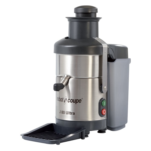 Robot Coupe J80 Tabletop Centrifugal Juicer w/ 6 7/8 qt Waste Container & Anti Drip Spout