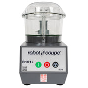 Robot Coupe R101 B CLR 1 Speed Cutter Mixer Food Processor w/ 2 16/25 qt Bowl, 120v