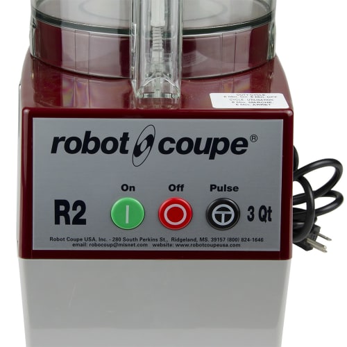 Robot Coupe R2NCLR 1 Speed Cutter Mixer Food Processor w/ 3.17 qt Bowl, 120v