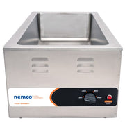 Nemco 6055A-43 Countertop Food Warmer - Wet w/ (4) 1/3 Pan Wells, 120v