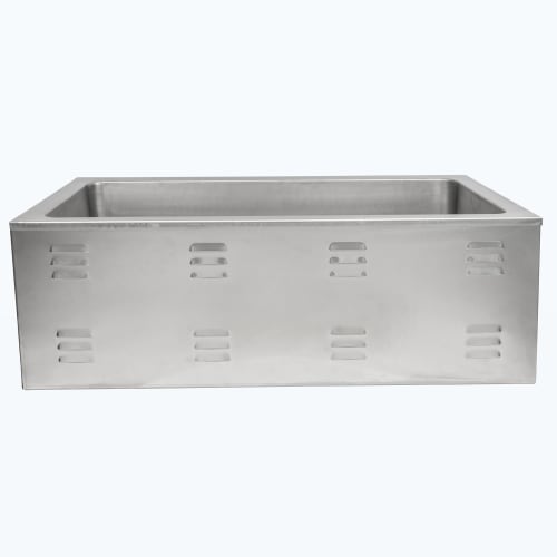 Nemco 6055A-43 Countertop Food Warmer - Wet w/ (4) 1/3 Pan Wells, 120v