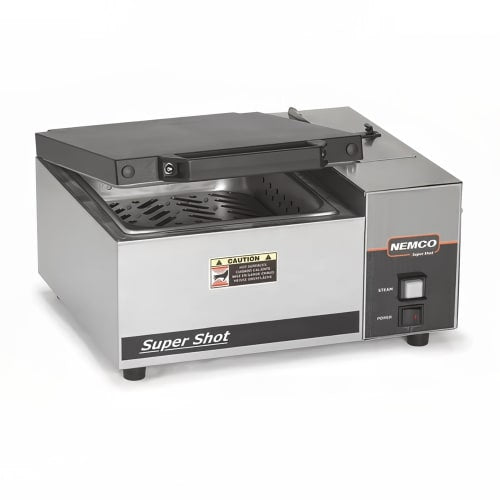 Nemco 6600 Super Shot (1) Pan Portion Steamer - Countertop, 120v/1ph